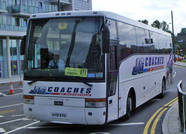 JG Coaches DAF SB3000 Van Hool AY51KYU